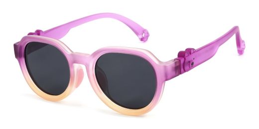 Emma Purple RX Sunglasses For Youth - Kids Friendly Impact Resistant   - Boys and Girls Prescription Eyeglasses 