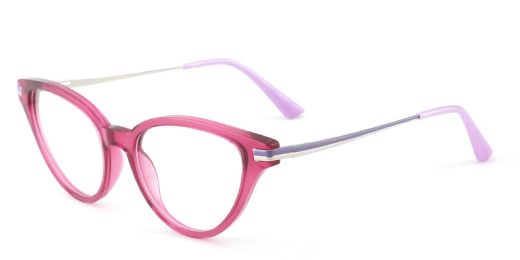 Morey Cat Eye Prescription Eyeglasses Red
