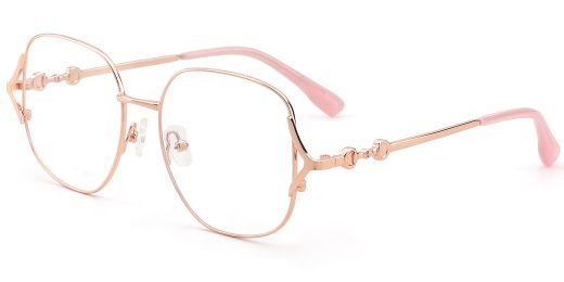 Yohan Prescription Eyeglasses Gold