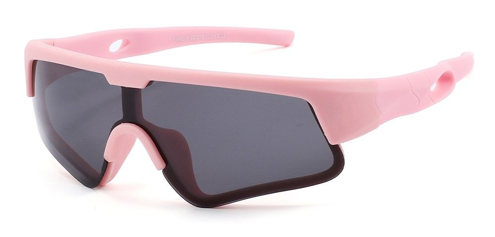 Liam Light Pink Prescription Sports Goggles For Kids - Bendable