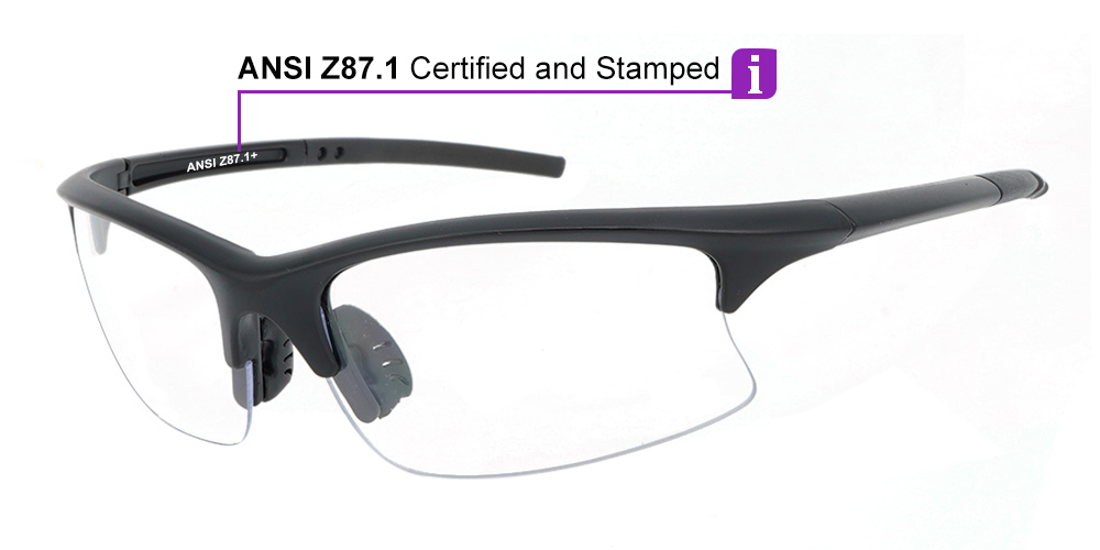 Matrix Rainier Prescription Safety Glasses - ANSI Z87.1 Certified