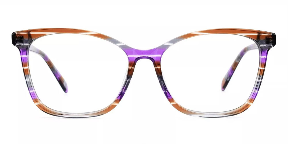 Benicia Cat Eye Prescription Glasses - Handmade Acetate - Tortoise