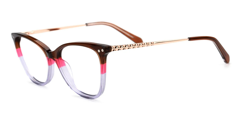 Covina Polarized Clip On Rx Sunglasses For Women - Cat Eye Tortoise Acetate