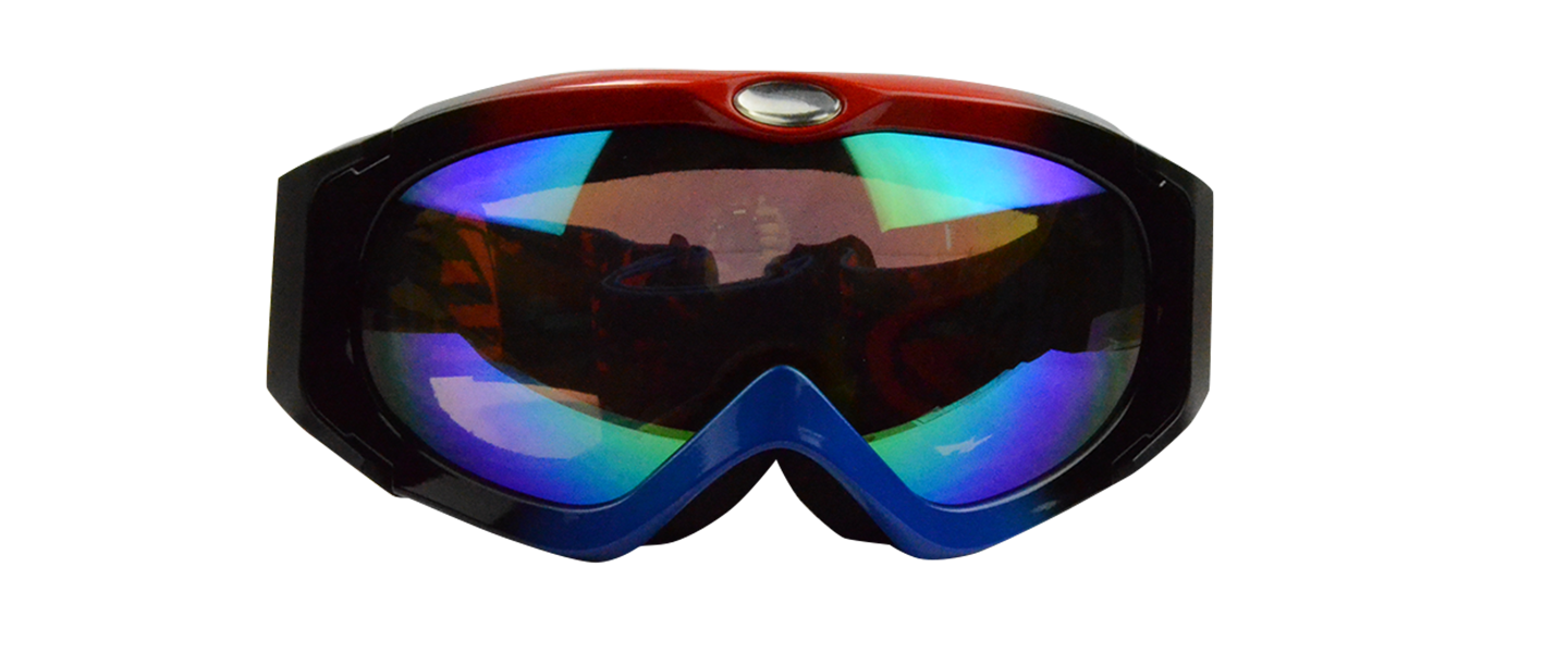 Damien Prescription Snowboard and Ski Goggles  Rainbow (Rx Inserts)