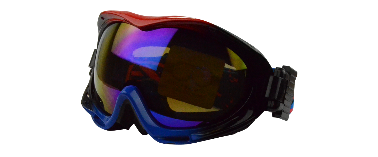 Jeremy Prescription Snowboard and Ski Goggles Blue (Rx Inserts)