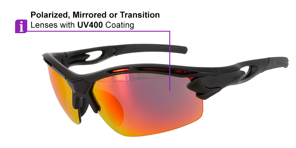 Matrix Bayshore Prescription Sports Glasses and Sunglasses - Best For Running, Cycling and Hunting