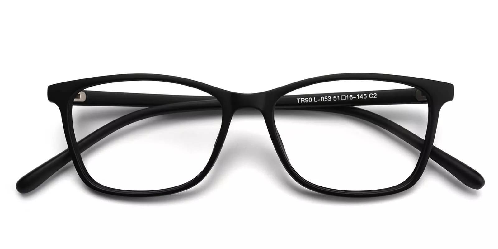 Davenport Light Weight Eyeglasses Black