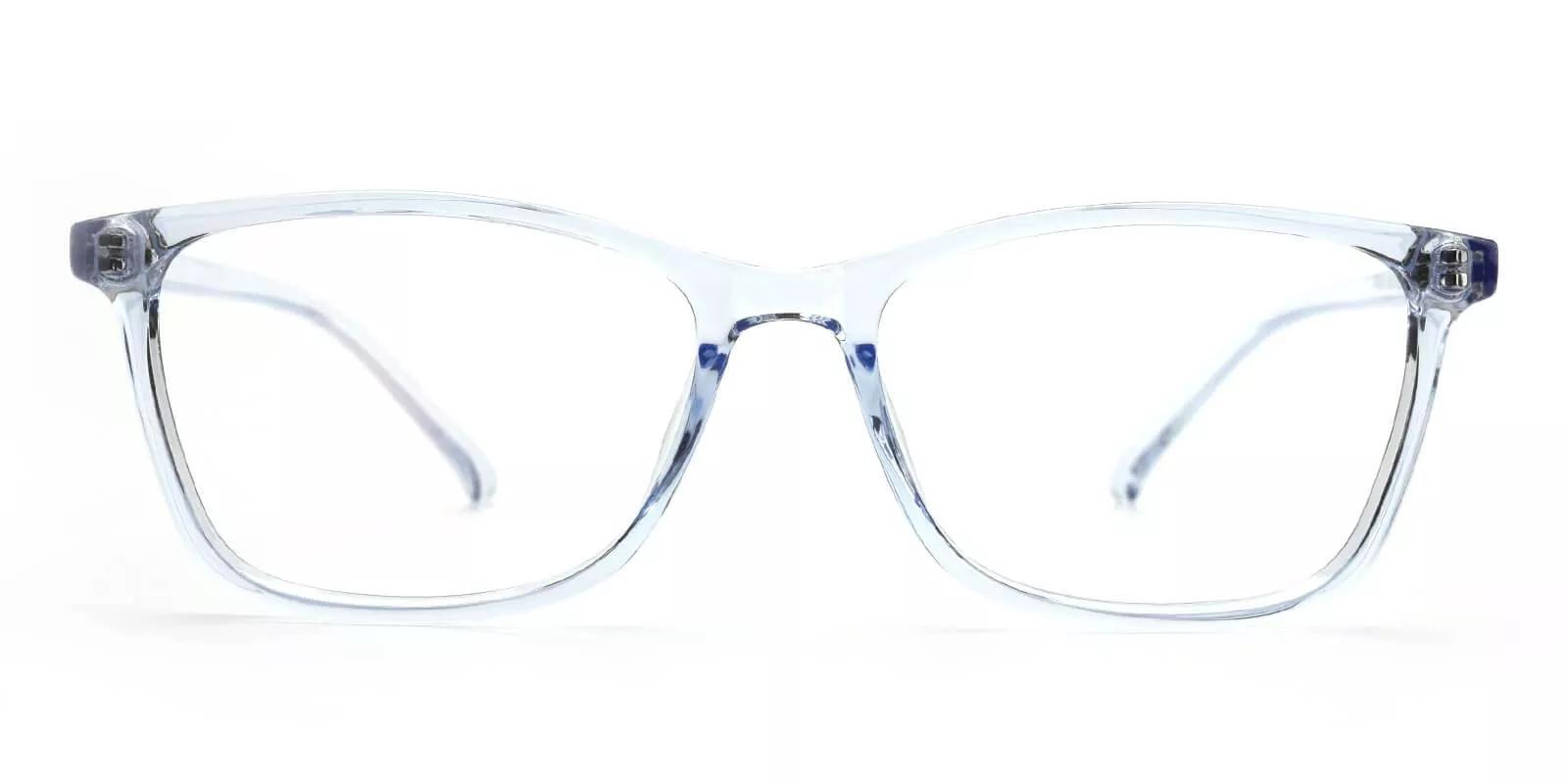 Davenport Light Weight Eyeglasses Blue Clear
