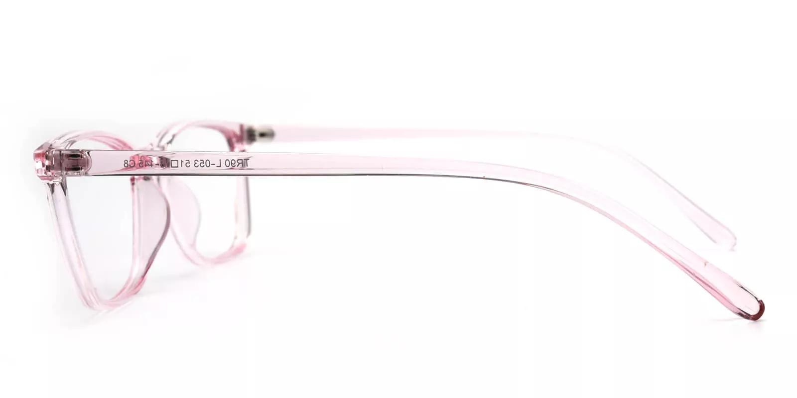 Davenport Light Weight Eyeglasses Pink Clear