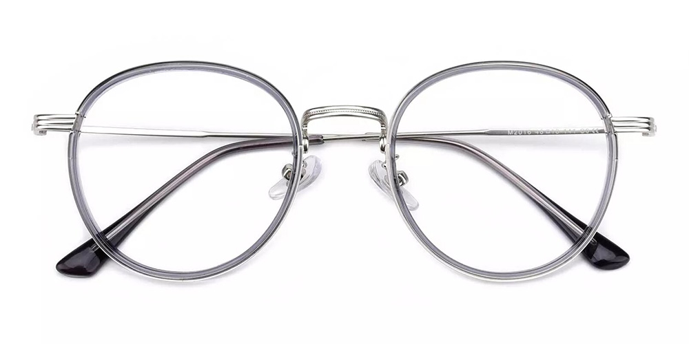 Macon Prescription Glasses Clear Grey