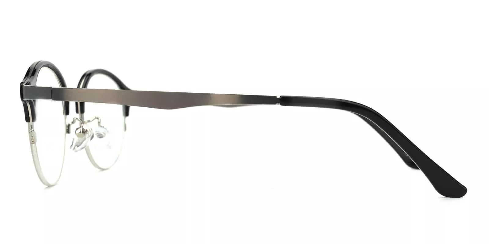 Meridian Half Rim Eyeglasses Black