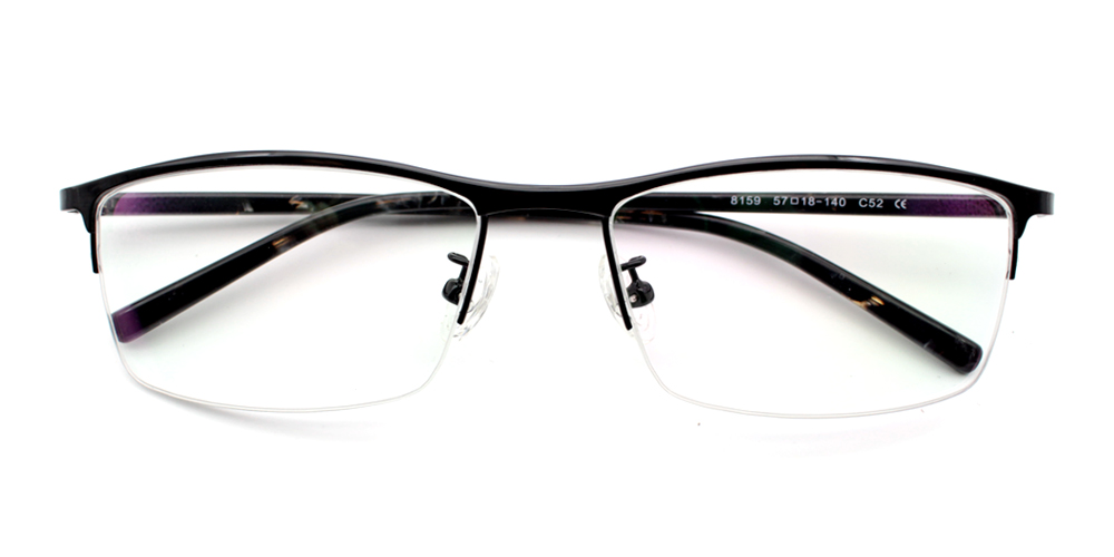 Nael Prscription Eyeglasses Black