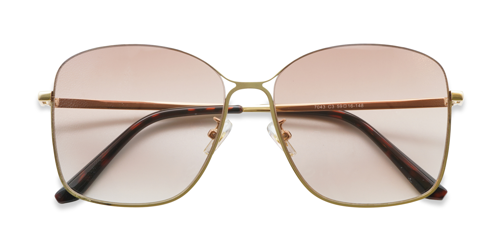 Homell Sunglasses Gold - Women's Sunglasses