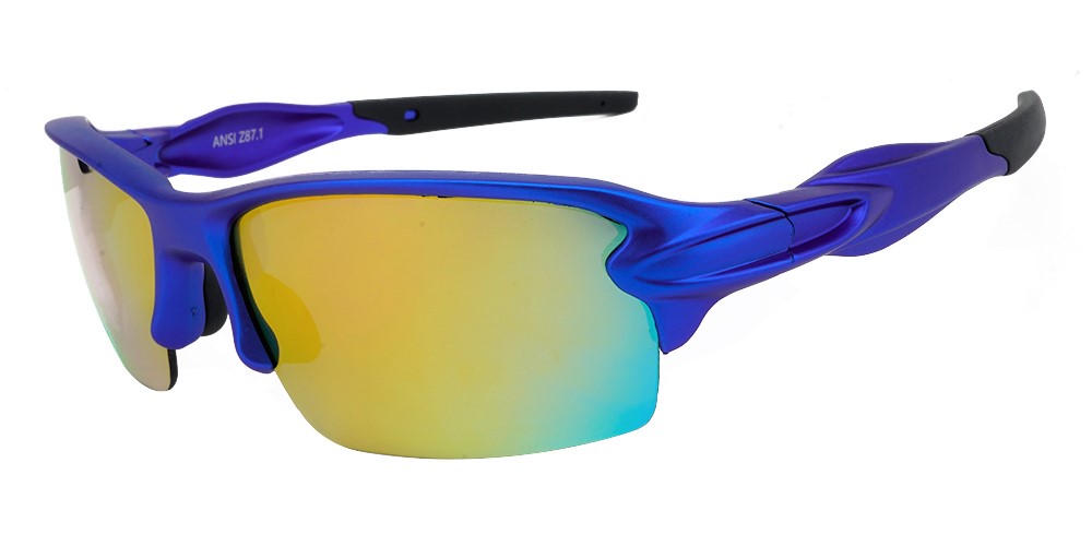 Matrix S713M Prescription Sports Sunglasses - Metallic Blue