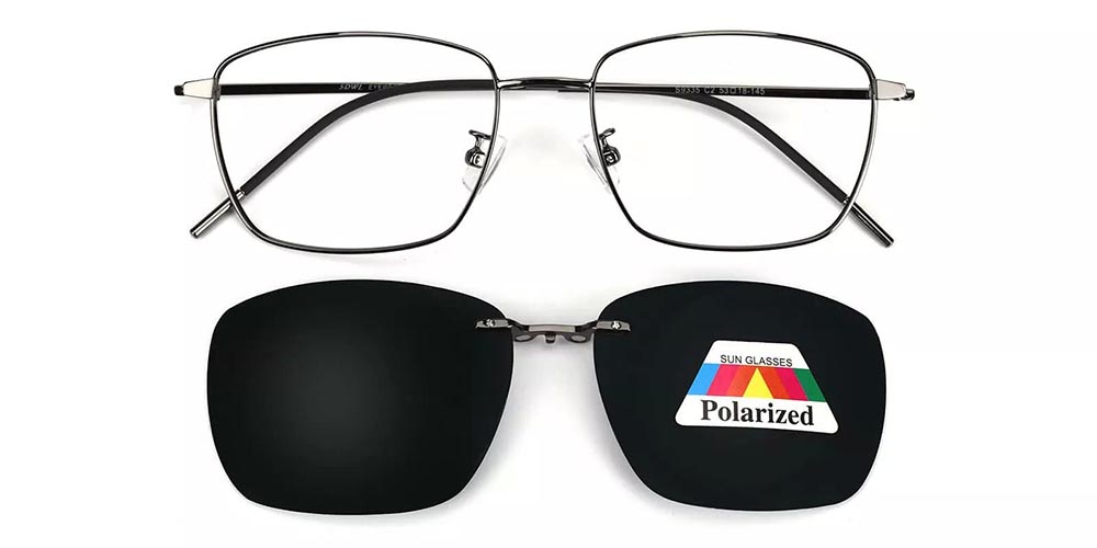 Pearland Clip On Prescription Sunglasses Gun