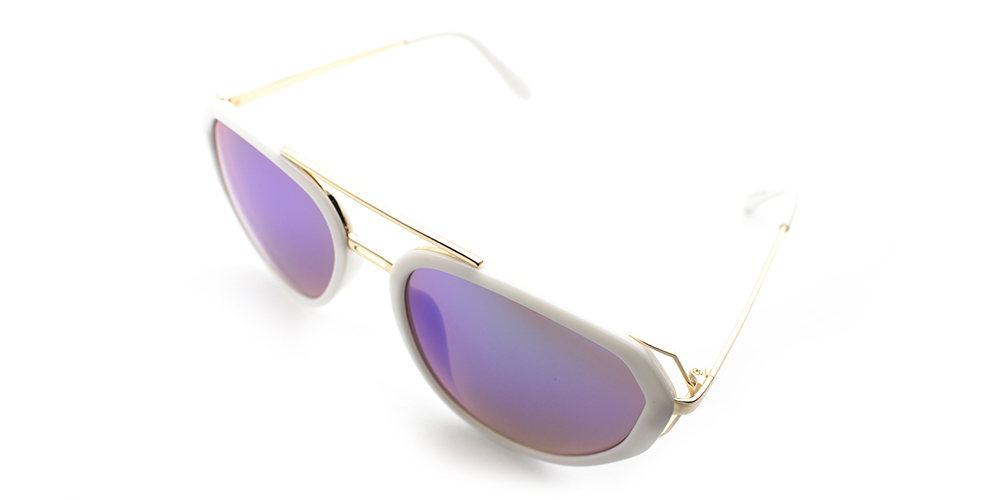 Ava Rx Sunglasses White - Women Prescription Sunglasses