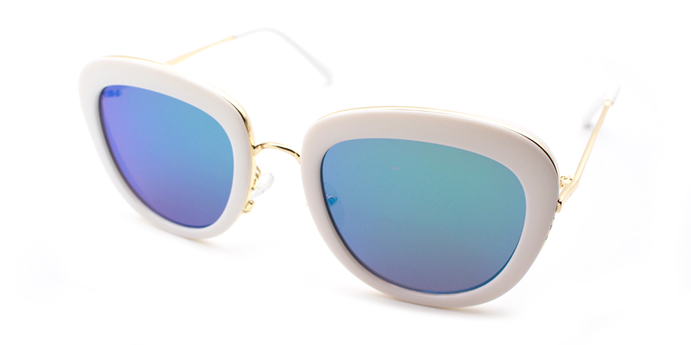 Emily Rx Sunglasses White - Women Prescription Sunglasses