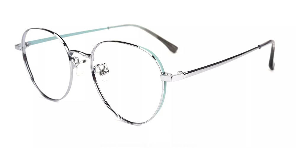 Palm Bay Prescription Glasses - Titanium Frame - Silver