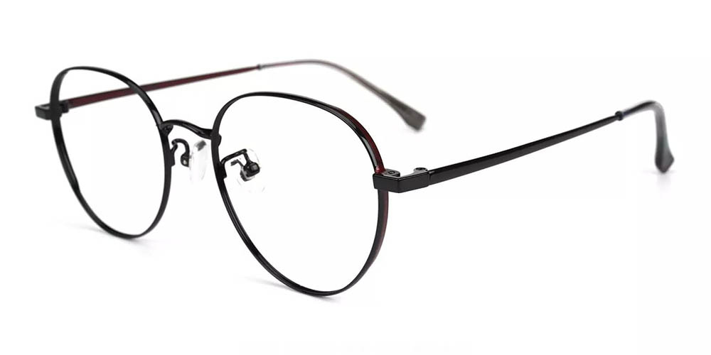 Palm Bay Prescription Glasses - Titanium Frame - Black
