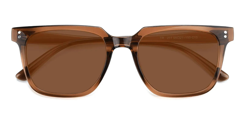 Ferndale Prescription Sunglasses Brown Acetate