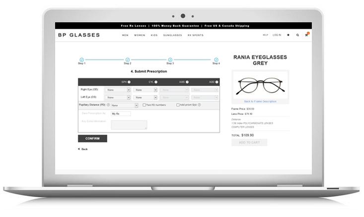 buy prescription eyeglasses online