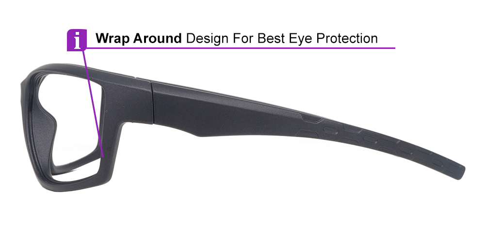 Matrix Hurricane Prescription Safety Glasses -- ANSI Z87.1 Certified -- Spring Hinge - Image 7