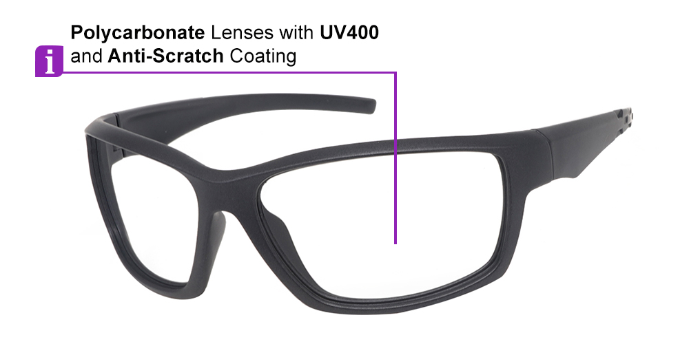 Matrix Hurricane Prescription Safety Glasses -- ANSI Z87.1 Certified -- Spring Hinge - Image 8