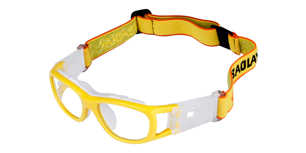 SP0855 Yellow Prescription Sports Goggles For Kids - Image 5