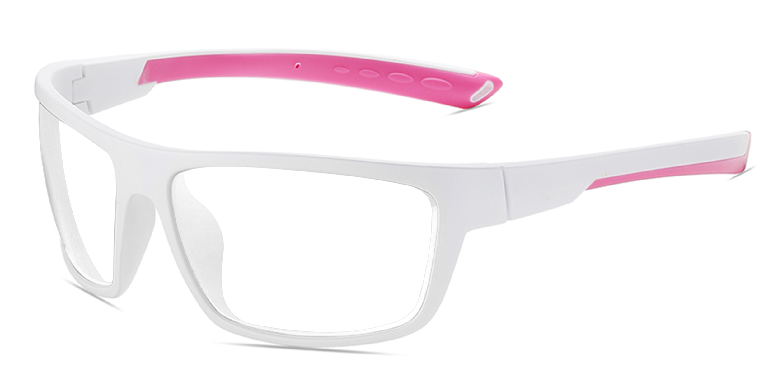 Matrix Palisade White Prescription Safety Glasses With Spring Hinge -- ANSI Z87.1 Certified -- Construction, Industrial and Tactical