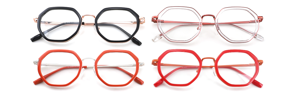Elena Prescription Eyeglasses Red - Image 3