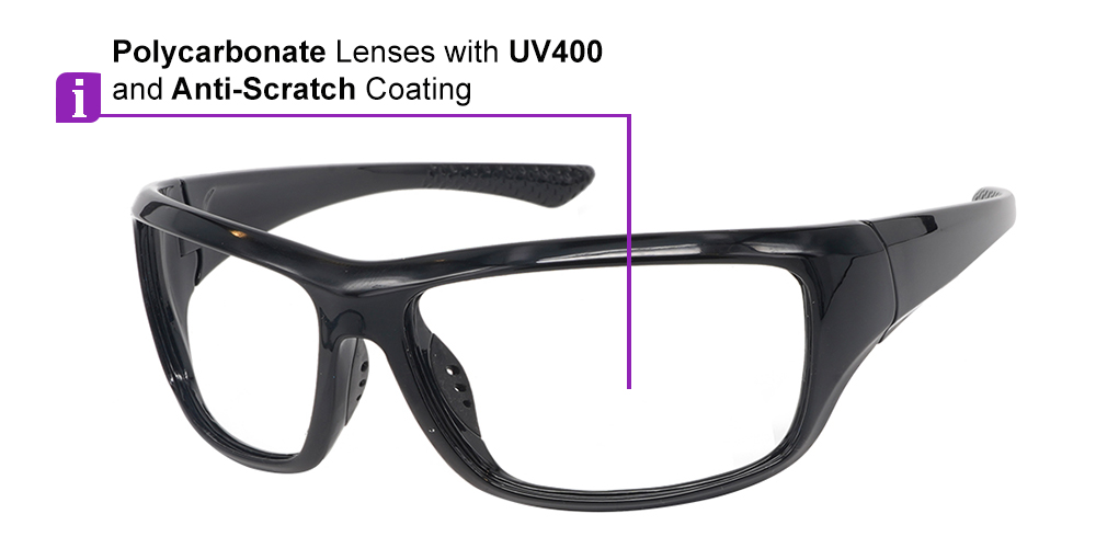 Matrix Palisade White Prescription Safety Glasses With Spring Hinge -- ANSI Z87.1 Certified -- Construction, Industrial and Tactical - Image 5