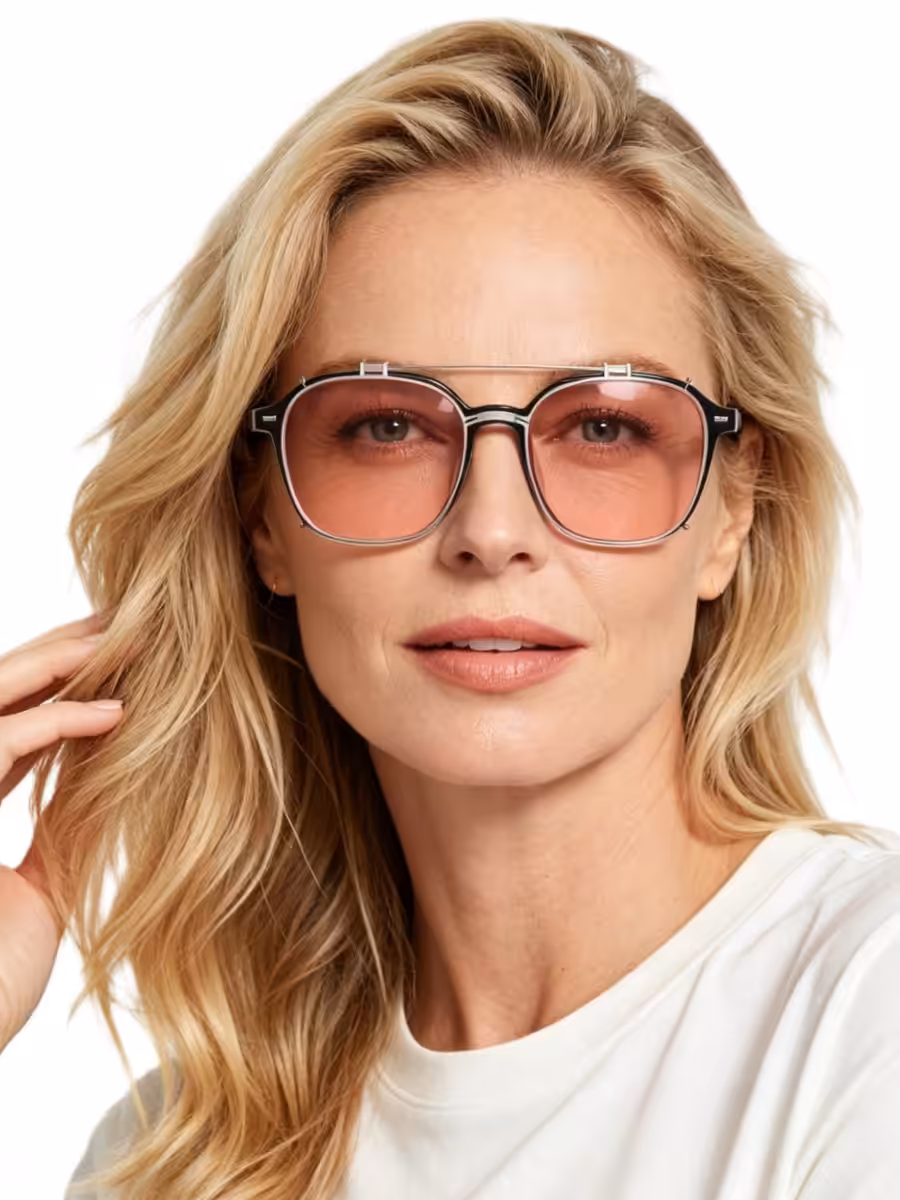 Norco Prescription Eyeglasses - Polarized Clip On Sunglasses - Dual Detachable and Flip Up Design for Indoor Outdoor Use - Image 6